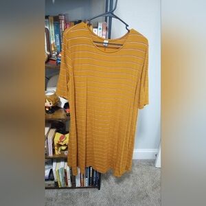 Mustard Old Navy T-Shirt Dress